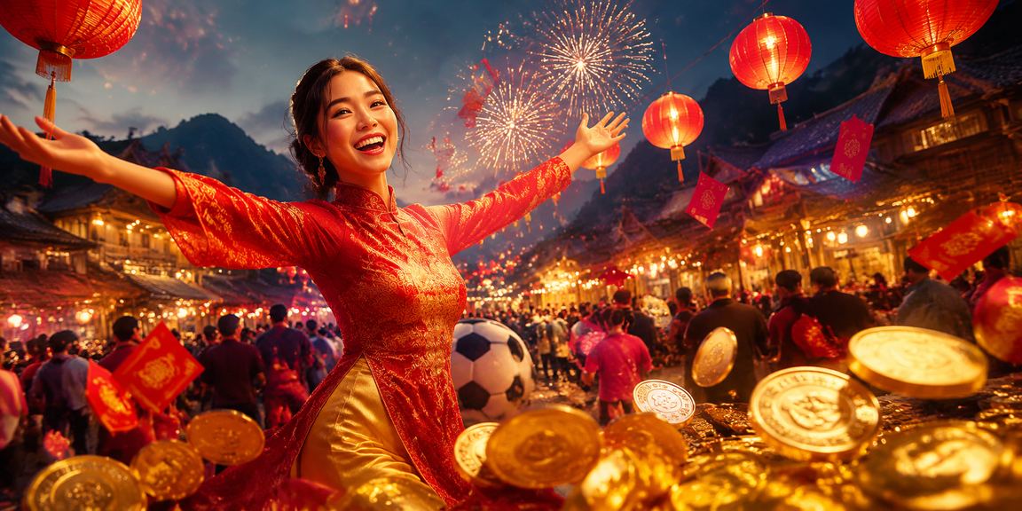 Người dùng vùng Sapa nhận phong bì đỏ may mắn và tham gia cá cược thể thao qua điện thoại dịp Tết